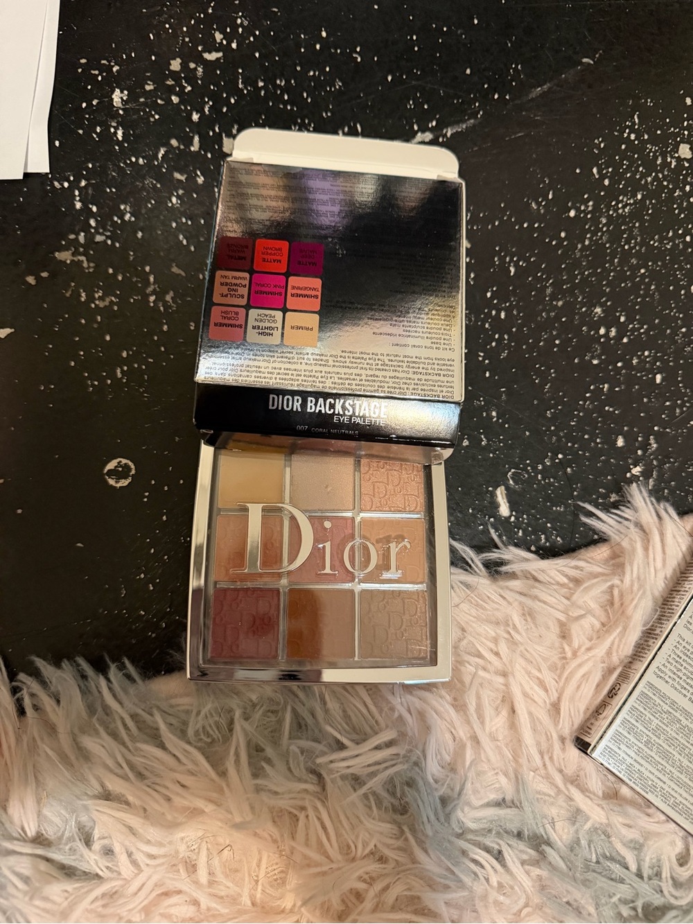 Dior Backstage Eye Palette - coral Neutral Beige, Brown & Rose Shades
